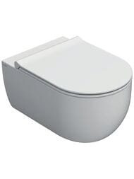 Унитаз подвесной Globo Mode MES02BI 530х340х330 безободковый. крепеления в комплекте, белый
