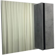 Зеркало-шкаф COMFORTY Эдинбург-75 (880х800х165) подвесной, бетон-светлый 00004147981
