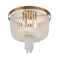 Потолочный светильник Freya Ornament (Орнамент) FR1008CL-04BS, IP20,латунь