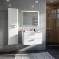 Зеркало IDDIS Brick (800х700) с подсветкой, диммером, подогревом и сенсором BRI8000i98