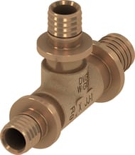 Тройник TECEflex 25х16х25 90° бронза,  710606