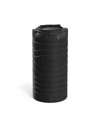 Емкость Polimer Group N-200 (1103х520) 200л, цилиндрическая, вертикальная, узкая, черная, TN200S1