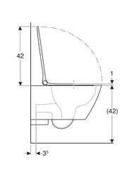 ������ ��������� Geberit Smyle Square (355�540�330) ������������, � ��������, ����� 500.685.01.2
