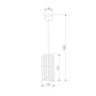 Уличный подвесной светильник Elektrostandard Entero 35189/H a072081, черный