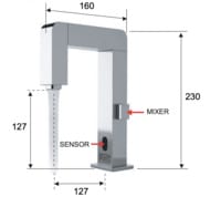 Смеситель сенсорный для раковины Remer Sensor SE18, хром — миниатюра 2