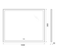 ������� BelBagno (1000x30x800) ���������, ��������� ����., �������� SPC-GRT-1000-800-LED-TCH-WARM