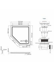 ������� ������ WasserKRAFT Isen 1000�1000�175 ��������� � �������, ����� 26T38