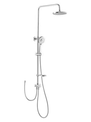 Душевой гарнитур Swedbe Calypso 5063 верхний/ручной душ 3 реж., шланг, мыльница, цвет: хром