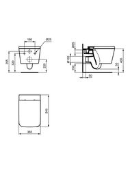 ������ ��������� Ideal Standard BLEND CUBE T368601 560�370�370��, ��������  ������, �����