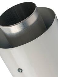 Конечный участок дымохода STOUT DN60/100 900мм для гориз.прохода,оголовок из нерж.стSCA-6010-000900