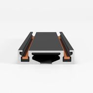 Шинопровод накладной Elektrostandard Flat magnetic a063722, черный
