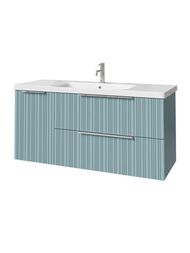 Тумба под раковину Caprigo RAIN 120 (1166х446х550) подвесная, 2 ящ, 1 дверь, Антарктида 36517L-SF015