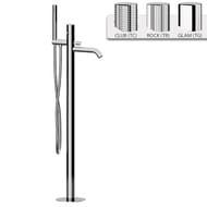 Смеситель для ванны Daniel Trilogy TG678DP, золото брашированное