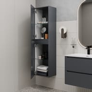 Пенал подвесной IDDIS Edifice 400х1500х300 темно-серый EDI40D0i97