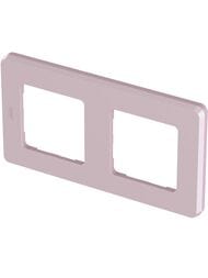 Рамка LEGRAND INSPIRIA 2 поста розовый 673944