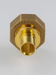 Соединитель VALTEC аксиальный, 16х3/4"В, с накидной гайкой, евроконус, латунь, VTm.422.GE.001605 — изображение 3