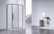 Душевой уголок Vincea Slim-N 1200x2000x800 VSR-4SN8012CLB прямоугольная черный — миниатюра 2