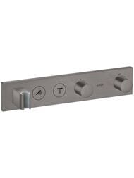 Смеситель для душа Axor ShowerSelect 18355340 встраиваемый термостат, 2 выхода, шлиф.черный хром
