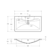 ���������� ��������� BelBagno (800�455�145) ������������� ������, ����� BB800/455-LV-MR-ALR