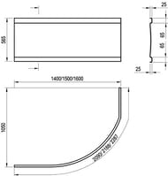 ������ � ����� RAVAK ROSA 140 L/P