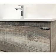 Тумба COMFORTY Турин-90М (910х520х465) подвесная, с раковиной, дуб бежевый матовый 00-00013940
