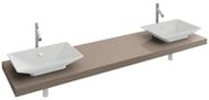 ���������� Jacob Delafon PARALLEL EB55-2000-E10 (2000�520�60) � 2 ����������� ��� Reve �4819, ���