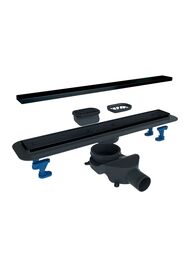 Душевой лоток BETTOSERB Compact Line Matte Black 550мм с решеткой, комб.затвор, 13702509BM