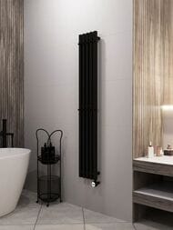 GROTA CORSA Полотенцесушитель электрический 230x1500 черный RAL9005