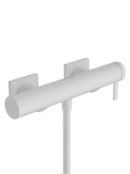 Смеситель для душа Hansgrohe Tecturis E 73620700 настенный, однорычажный, без излива, белый матовый — миниатюра 1