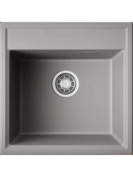 Мойка Omoikiri DAISEN 51 GR (510х510х195) врезная, артгранит, цвет leningrad grey 4997306