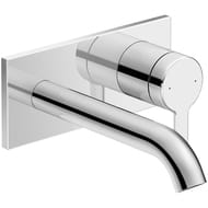 Смеситель Duravit C.1 для раковины встраиваемый однозахватный, излив 174 мм, хром C11070003010