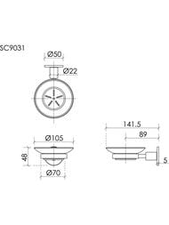 �������� ��������� SANCOS BASE 105�48��, ������ �������, SC9031MB