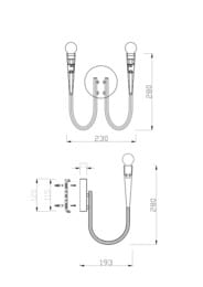 Настенный светильник Freya Branches (Бранчез) FR5253WL-02N, IP20,никель — изображение 13