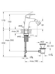 ��������� ��� ���� VitrA Flow Round A42933EXP ������������ ���� ������