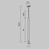 �������� ���������� Maytoni Skim (����) TR191-1-3W3K-M-BW Levity 3000� 3�� 36�, IP20, ������