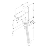 Смеситель AM.PM X-Joy TouchReel для умывальника, черный F85A02522 — изображение 10