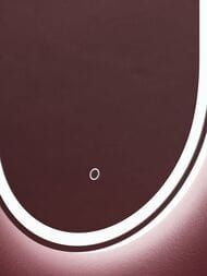 Зеркало SANCOS Oval (450х900) с LED подсветкой, сенсорный выключатель, пластиковый короб  OV45F