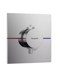 Смеситель Hansgrohe ShowerSelect Comfort E 15574000 термостат, внешняя часть, хром — миниатюра 1