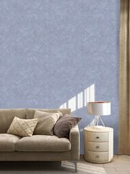 Обои флизелиновые Hygge II Summer Hg10 006 (1,00х10,05) штукатурка, синие (рул.)