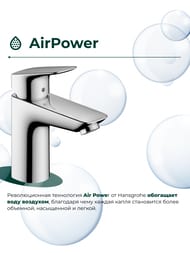 ��������� Hansgrohe Logis 71107 ��� �����������, ������������� �����, ������� ������ PushOpen