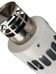 Конечный участок дымохода STOUT DN60/100 900мм для гориз.прохода,оголовок из нерж.стSCA-6010-000900