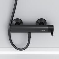 Смеситель AM.PM Libre для душа, настенный, однозахватный, черный матовый F6020022