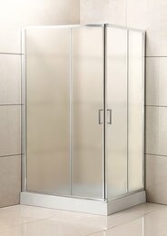 Душевой уголок BelBagno Uno (1200х800х1950) UNO-195-AH-2-120/80-P-Cr прямоугольный,стекло мат/хром