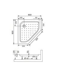 ������� ������ RGW STYLE (800�800�220) ��������, �����, � �������, ����� 16180588-11