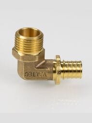 Уголок VALTEC аксиальный, 20х1/2"Н, латунь CW614N, VTm.453.G.002004