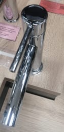 Уценка! Смеситель Vitra Origin для умывальника, с донным клапаном, хром A42568 - уценка. — миниатюра 5