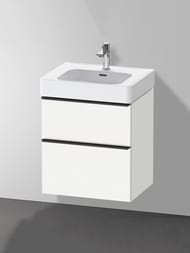 Тумба под раковину Duravit D-Neo (625x584x452мм) подвесная, белый матовый DE4376004180000 — изображение 2