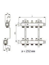 TECE ��������� ��� ������ ��������� � �����.��������� � ����� 1"�3/4" ��, ����.,4 ������� 712542