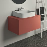 Тумба под раковину Ideal Standard CONCA (800x505x370) 1 ящик, закат, столешница с вырезом T3929Y3