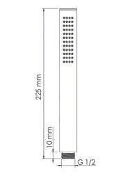 Душевая система WasserKRAFT Fulda A5251.299.219.258.302.242.217 без излива, черный Soft-touch — миниатюра 10